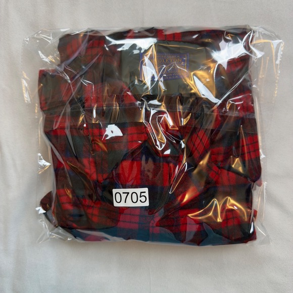 VTG Pendleton 100% Virgin Wool Men's Lg Macduff Tartan Plaid Locker Loop USA EUC - Picture 8 of 8